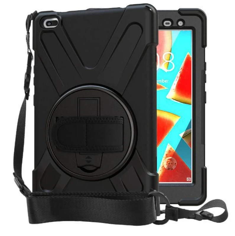 Image of eSTUFF AUSTIN Defender Case for Lenovo TAB M8 HD - Black