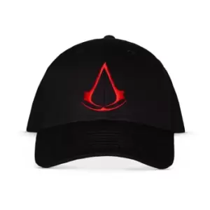 Image of Assassins Creed Logo Crest Adjustable Cap Black