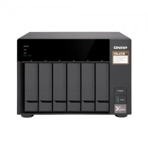 Image of QNAP TS-673 RX-421ND Ethernet LAN Tower Black NAS