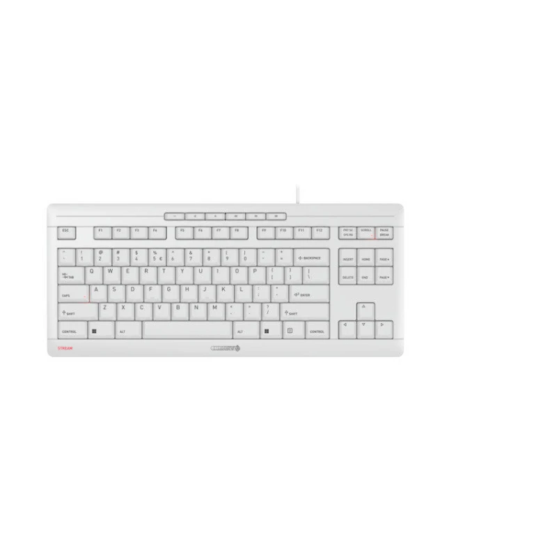 Image of Cherry CHERRY STREAM TKL keyboard Universal USB QWERTY English White JK-8600EU-0