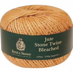 image of Kent and Stowe Jute Garden Twine Bleached Stone 150m