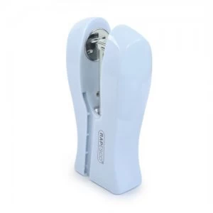 Image of Rapesco Stand Up Space Saving Stapler (powder blue)