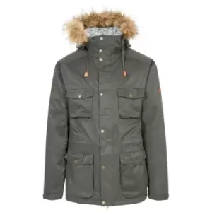 image of Trespass Mens Quebeckford Waterproof Jacket (L) (Olive)