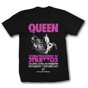 image of Queen - Stormtrooper in Stilettos Unisex Large T-Shirt - Black