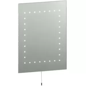 Image of IP44 LED Bathroom Mirror 50cm x 39cm Vanity Studio Wall Light Energy Efficient