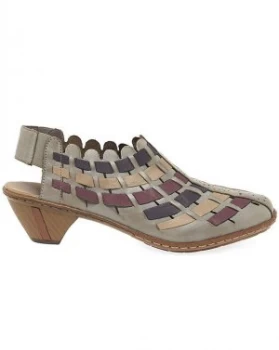 Image of Rieker Sina Standard Fit Heeled Shoes