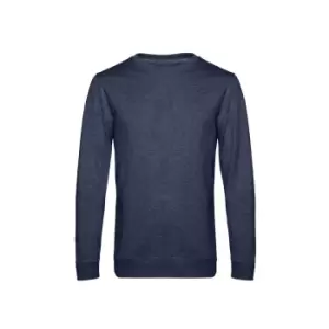 Image of B&C Mens Set In Sweatshirt (L) (Heather Navy)