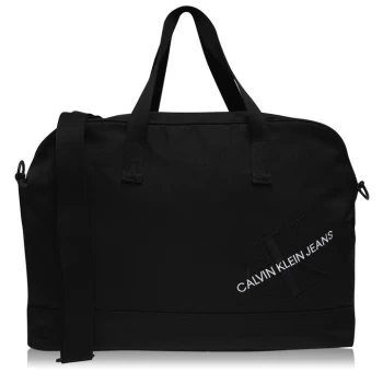 image of Calvin Klein Jeans Mono Duffle Bag - Black BDS