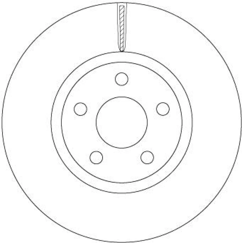 Image of Brake disc TRW DF6810S
