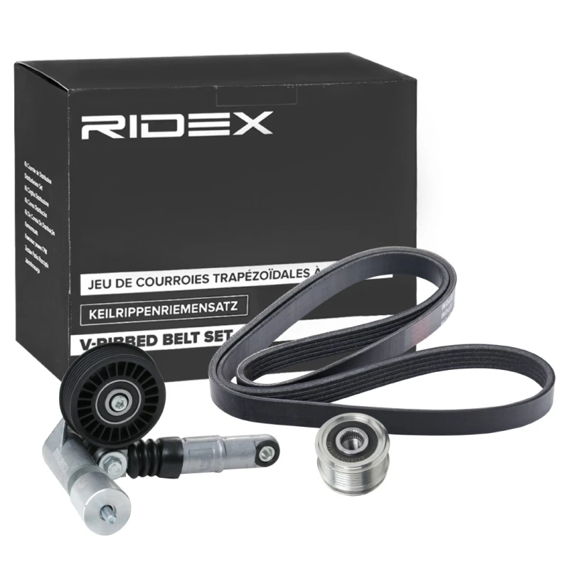 Image of RIDEX 542R1064 V-ribbed belt set V-Ribbed Belt Set (542)
