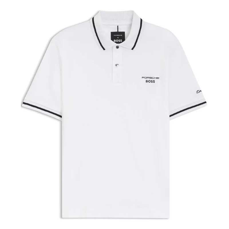 Image of Boss Mens C Parris Ps Polo Shirt White male M