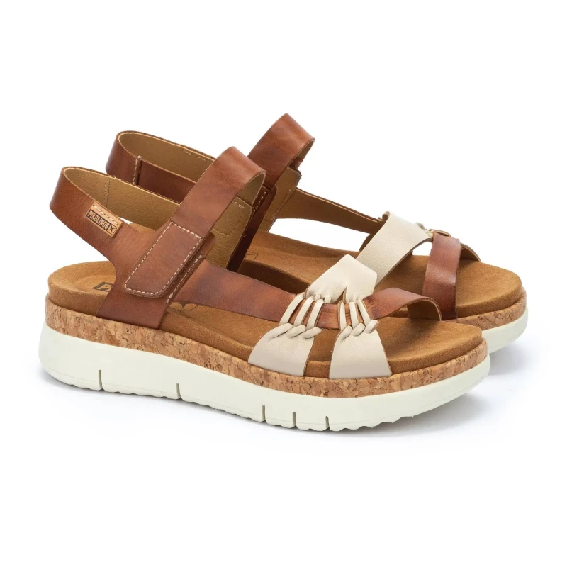 Image of Pikolinos Womens wedge sandals Pikolinos Palma W4N-0968C1 Beige Female 38