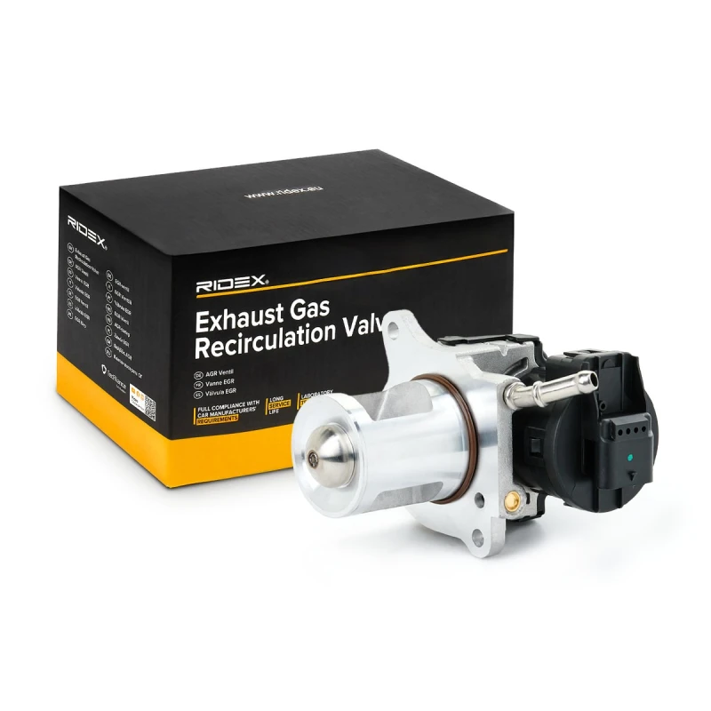 Image of RIDEX 1145E0078 EGR valve Electric, with gasket/seal EGR Valve (1145)