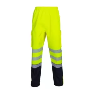 Image of Click Workwear Deltic Hi-vis Overtrouser Two-tone SY N 4XL