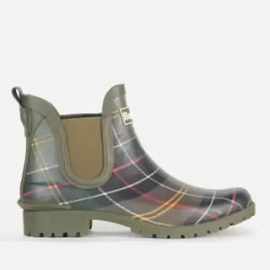 Image of Barbour Womens Wilton Chelsea Boots - Classic Tartan - UK 8