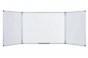 image of Bi-Office Trio Magnetic Whiteboard 1200x900mm TR02020509170