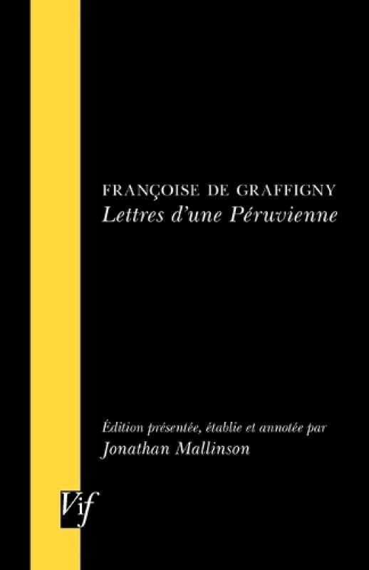 Image of Lettres Dune Pruvienne by De Graffigny and Jonathan Mallinson Book