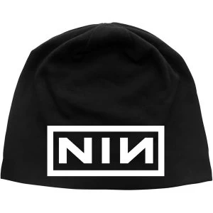 Image of Nine Inch Nails - Logo Unisex Beanie Hat - Black