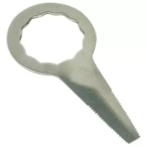 image of Sealey WK025FTS35 Air Knife Blade - 35mm - Flat Serrated