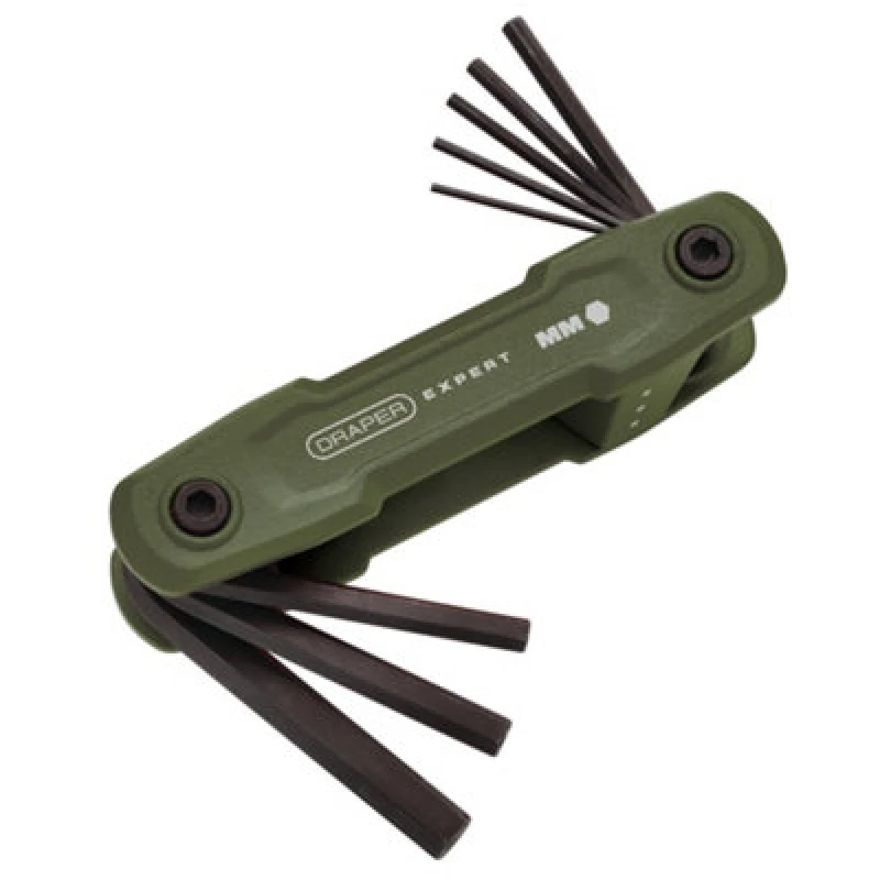 Image of Draper Expert Folding Hexagon Allen Key Set 8MFHKS