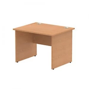 Image of Impulse 1000/800 Rectangle Panel End Leg Desk Oak