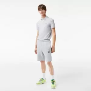 Image of Mens Lacoste Embroidery Shorts Size 5 - L Grey Chine