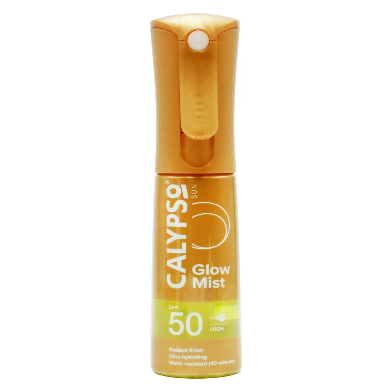 Image of Calypso Glow Mist Radiant Skin Finish Sunscreen SPF50 100ml 100ml female SPF50
