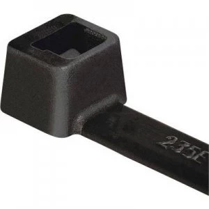Image of HellermannTyton 111-00124 T150M-PA66-BK Cable tie Black 25 pc(s)