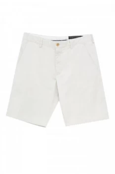 Image of Mens French Connection Machine Gun Stretch Shorts Snow