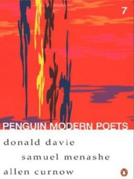 Image of Penguin Modern Poets. Vol. 7 Donald Davie Samuel Menashe Allen Curnow by Assorted Paperback