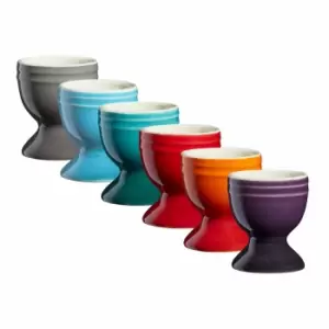 image of Cooks Professional 6 Piece Multi-colour Egg Cups