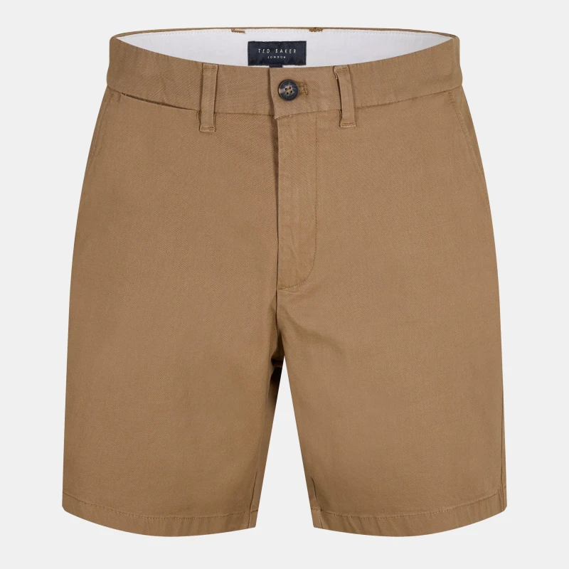 Image of Ted Baker Mens Chino Shorts Tan male S (2)