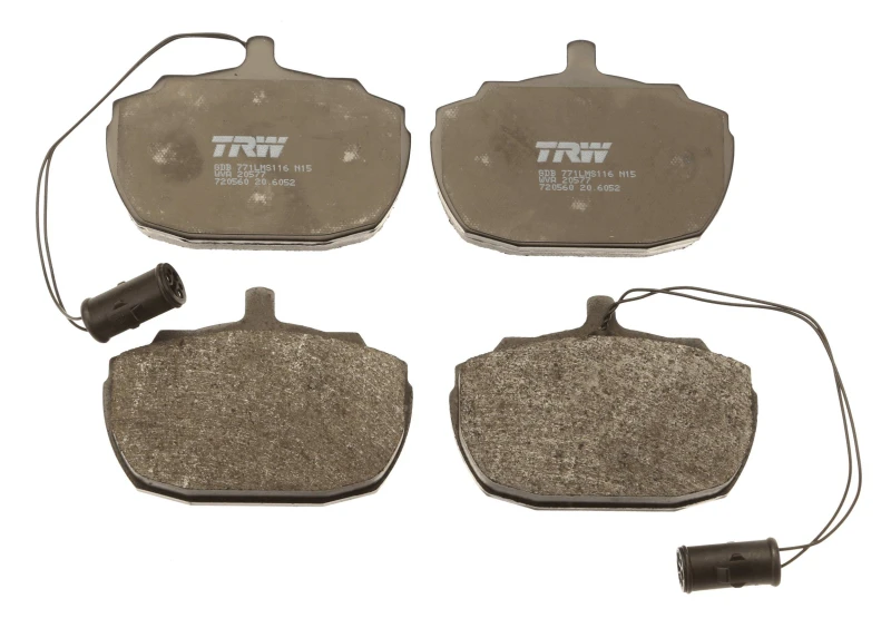 Image of TRW GDB771 Brake pad set incl. wear warning contact Brake Pad Set,disc brake (402)