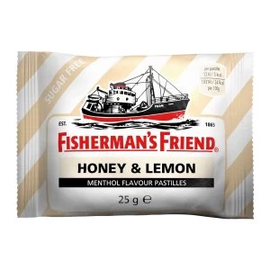 image of Fishermans Friend Honey & Lemon Sugar Free Pastilles