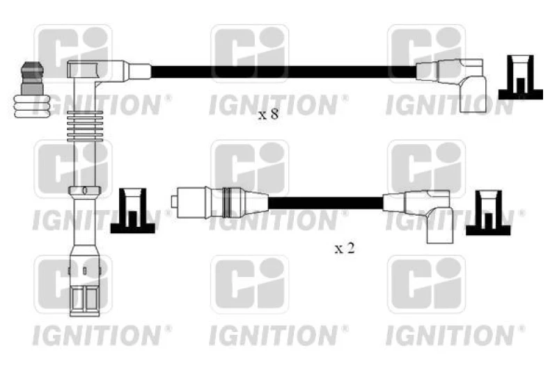 Image of QUINTON HAZELL Ignition lead set QUINTON HAZELL XC1155