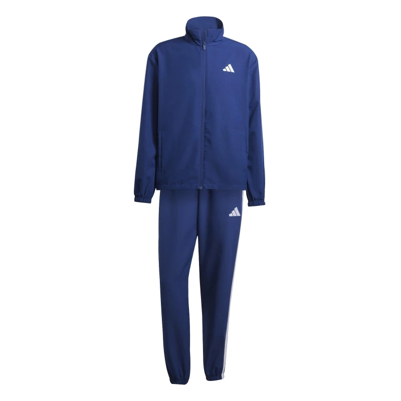 Image of adidas 3 Stripe Tracksuit Set Adults - Blue Blue L