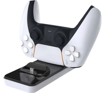 image of WHITE SHARK CLINCH Twin Docking Station - PS5, White