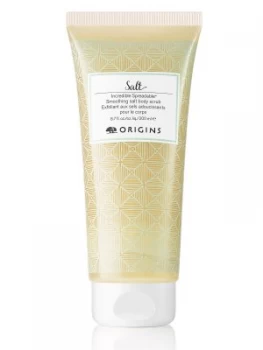 image of Origins Incredible Spreadable Smoothing Salt Body Scrub Red