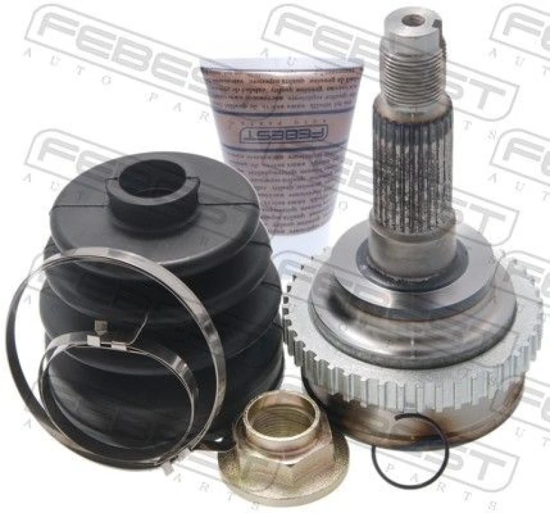Image of FEBEST 0510-034A44 Joint, drive shaft Front Axle, with ABS sensor ring Joint,drive shaft (236)