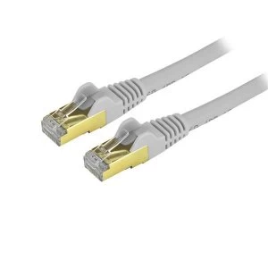 image of Startech 7ft Grey Molded Cat6a STP Patch Cable