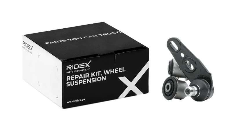 Image of RIDEX 771R0150 Repair Kit, wheel suspension Lower, with rubber mount Repair Kit,wheel suspension (771)