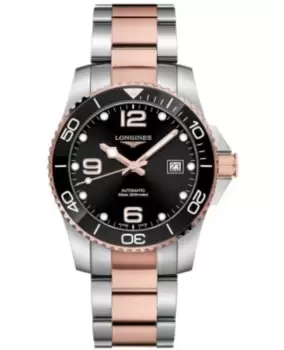 image of Longines HydroConquest Automatic Black Dial Steel Mens Watch L3.781.3.58.7 L3.781.3.58.7