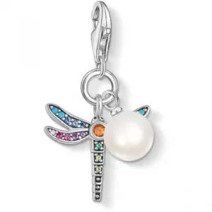 Thomas Sabo Paradise Dragonfly Charm With Pearl