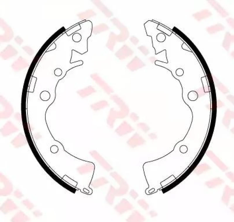 Image of Brake Shoe Set TRW GS8812