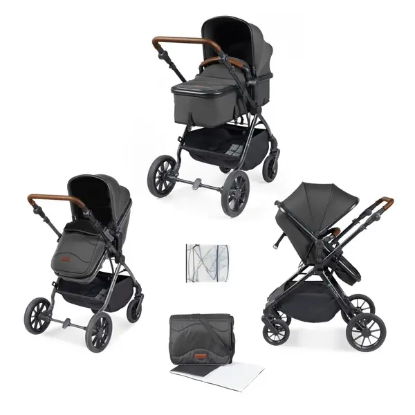 Image of Ickle Bubba Cosmo 2 in 1 Plus Pushchair - Graphite Grey
