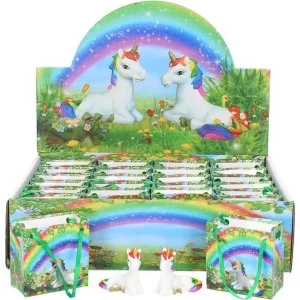 Image of Rainbow Wishes Display of 24 Unicorns