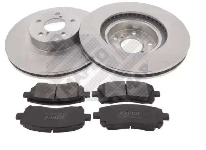 Image of Brake discs and pads set MAPCO 47055HPS