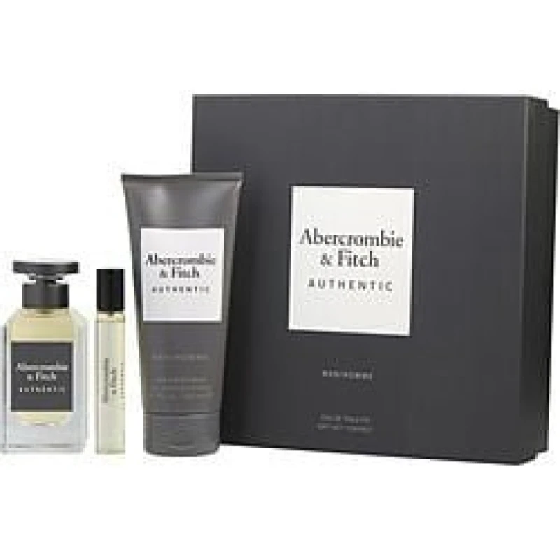 Image of Abercrombie & Fitch Abercrombie & Fitch Authentic Man Gift Set (Eau De Toilette 100ml Eau de Toilette 15ml Hair & Body Wash 200ml)