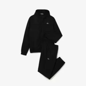 Mens Lacoste SPORT Colour-Block Tracksuit Size 3 - S Black