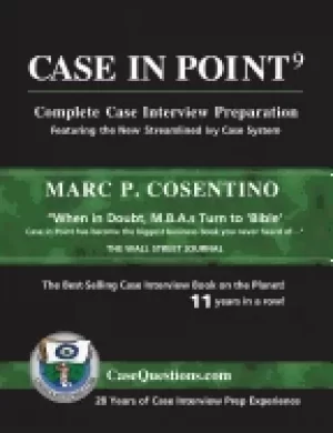 Image of case in point 9 complete case interview preparation cosentino marc p